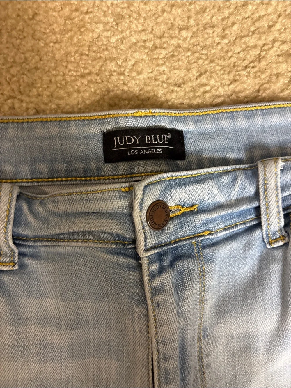Judy Blue Light Blue High-Rise Denim Shorts